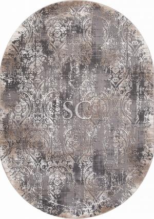 Ковер Armina 04078 grey/brown овал