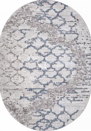 Ковер Armina 03854 blue/blue овал
