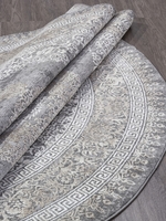 Ковер Armina 04073 grey/brown круг