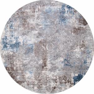 Ковер Armina 03853 blue/blue круг