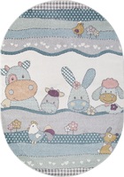 Ковер Merinos Sofit 2484 light cream овал